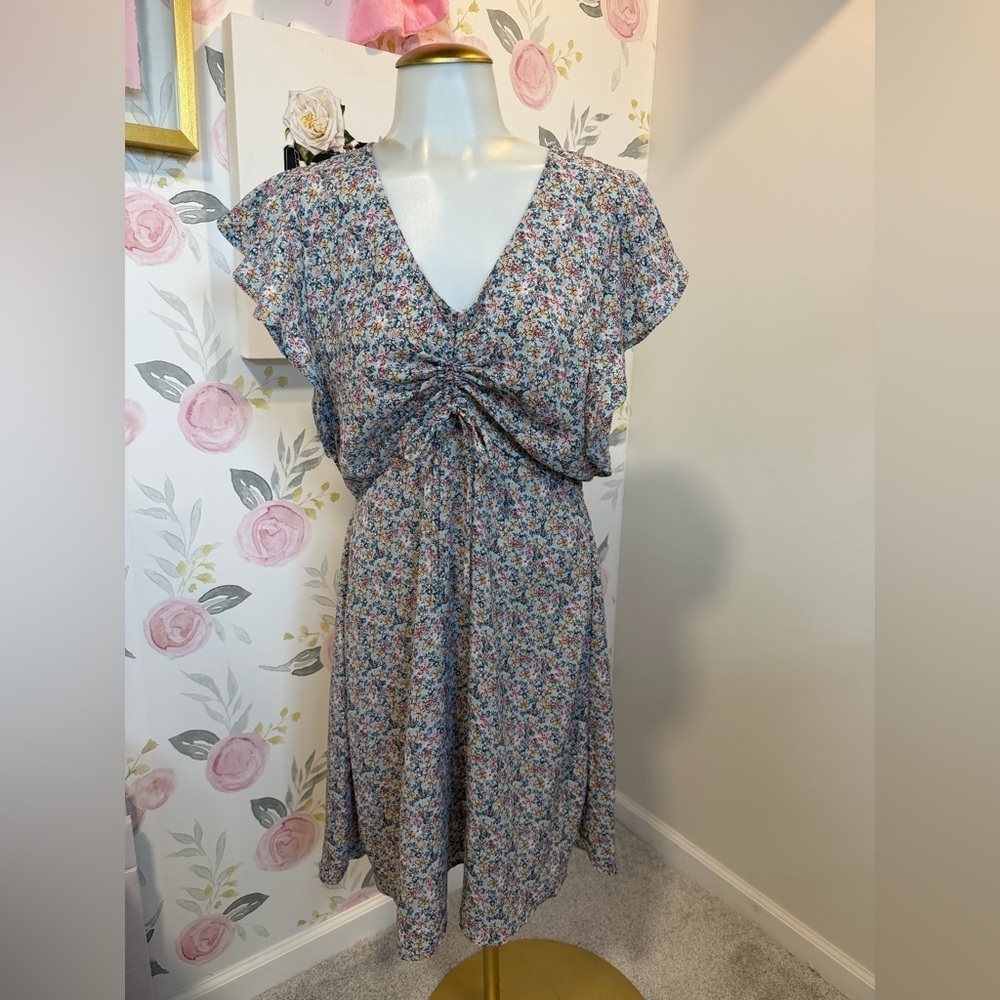 Monteau Los Angeles Floral Sun Dress
